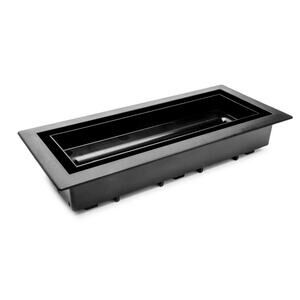 NWT FITTES Floor Register, Plastic - Black - 4.59lb